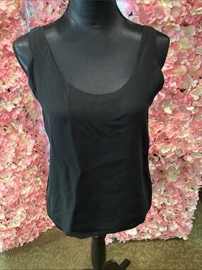 Black tie, Oleg Cassini silk camisole